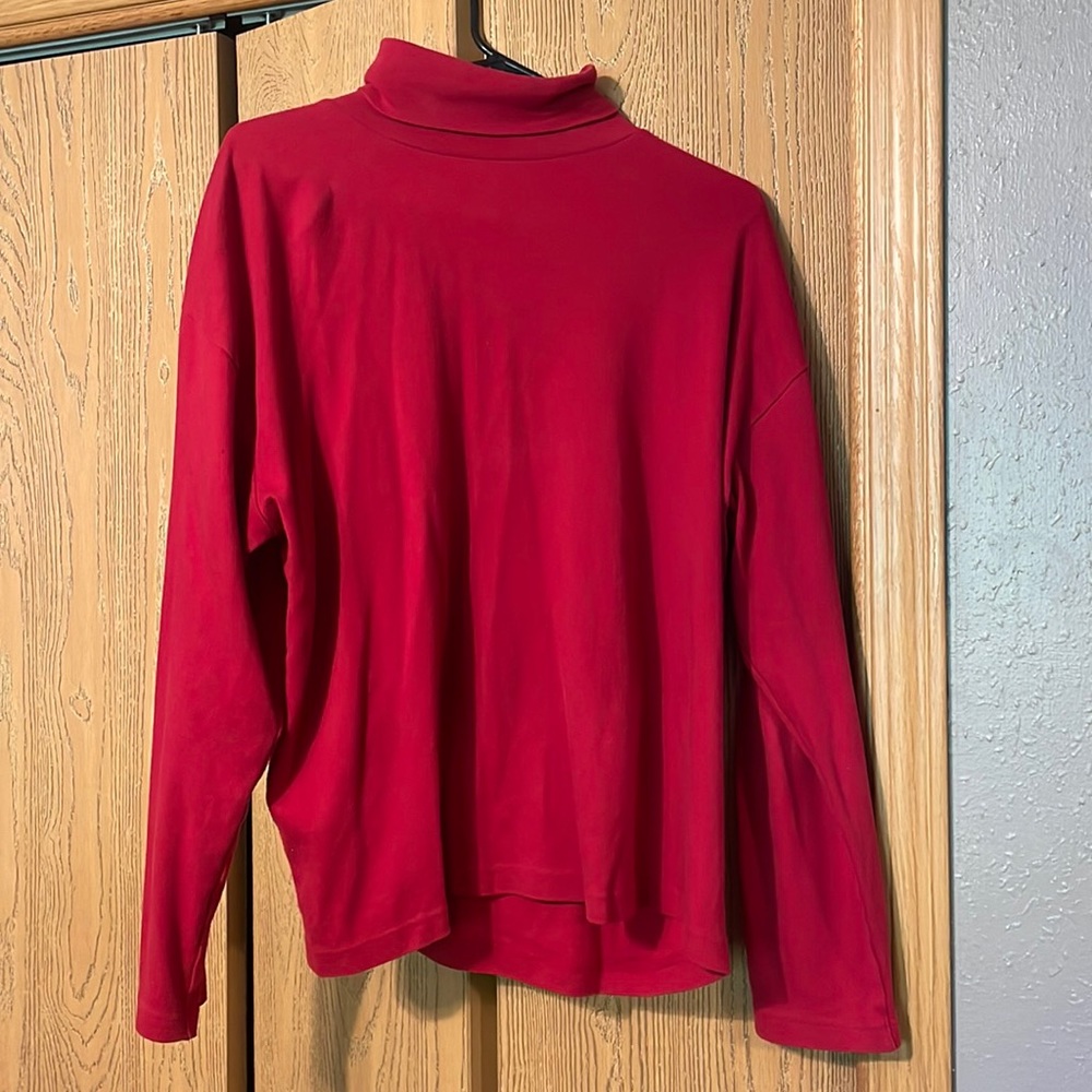 Vintage red turtleneck. Northcrest size XL